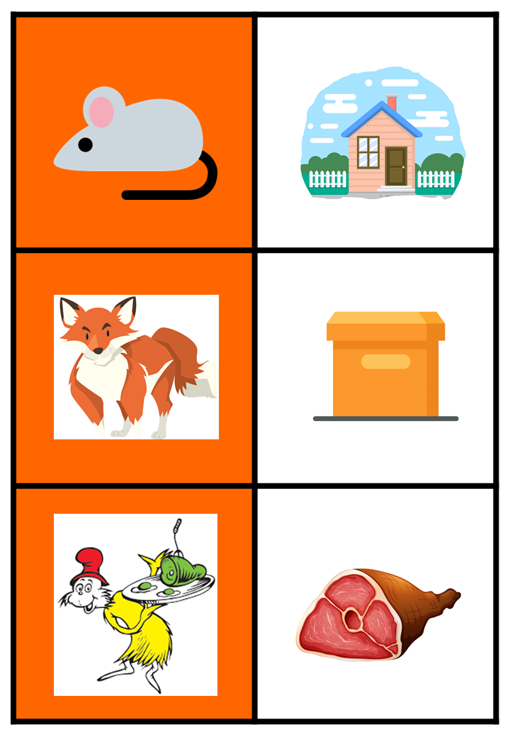 Green Eggs And Ham Rhyming Word Exercises Dasbeth Online Languages