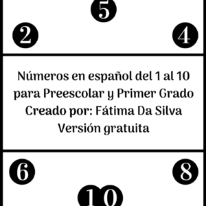 números en español del 1 al 10