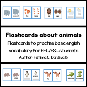 animals flashcards