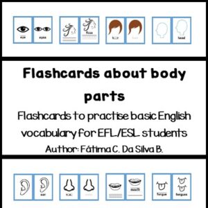 body parts flashcards