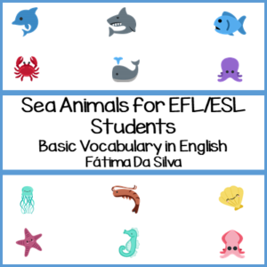 sea animals in English